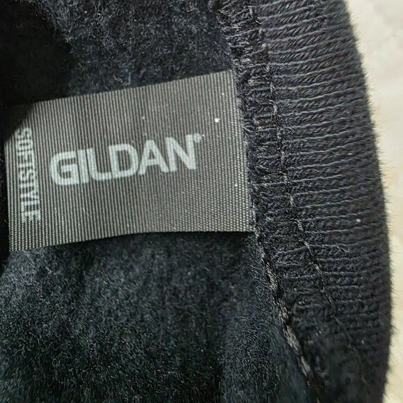 In My Thankful Era Black Graphic Sweatshirt L Gildan Cotton/Polyester Unisex - Picture 3 of 10